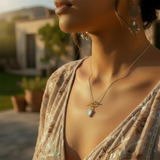 Moonstone & Gold Intuition Necklace