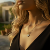 Moonstone & Gold Intuition Necklace