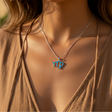♍ Virgo Opal Zodiac Necklace – August 23 to September 22