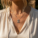♊ Gemini Opal Zodiac Pendant – May 21 to June 20
