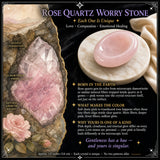 Rose Quartz Worry Stone