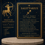 ♐ Sagittaire - 22 novembre - 21 décembre - Ensemble Zodiac Crystal Fusion avec pochette
