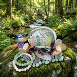 49-Piece Rose Quartz & Loving Stones Feel-Good Crystal Set