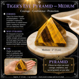 Tiger's Eye Pyramids
