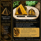 Tiger's Eye Pyramids