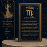 ♍ Meyja - 23. ágúst - 22. september - Zodiac Crystal Fusion sett með poka
